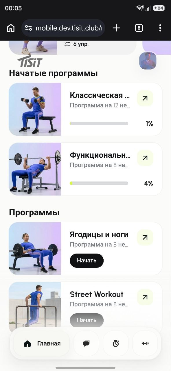 Каталог готовых программ TISIT
